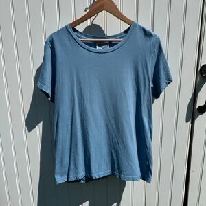 Jungmaven Ojai Tee Shirt T-Shirt Hemp Organic Cotton Size M Blue EUC